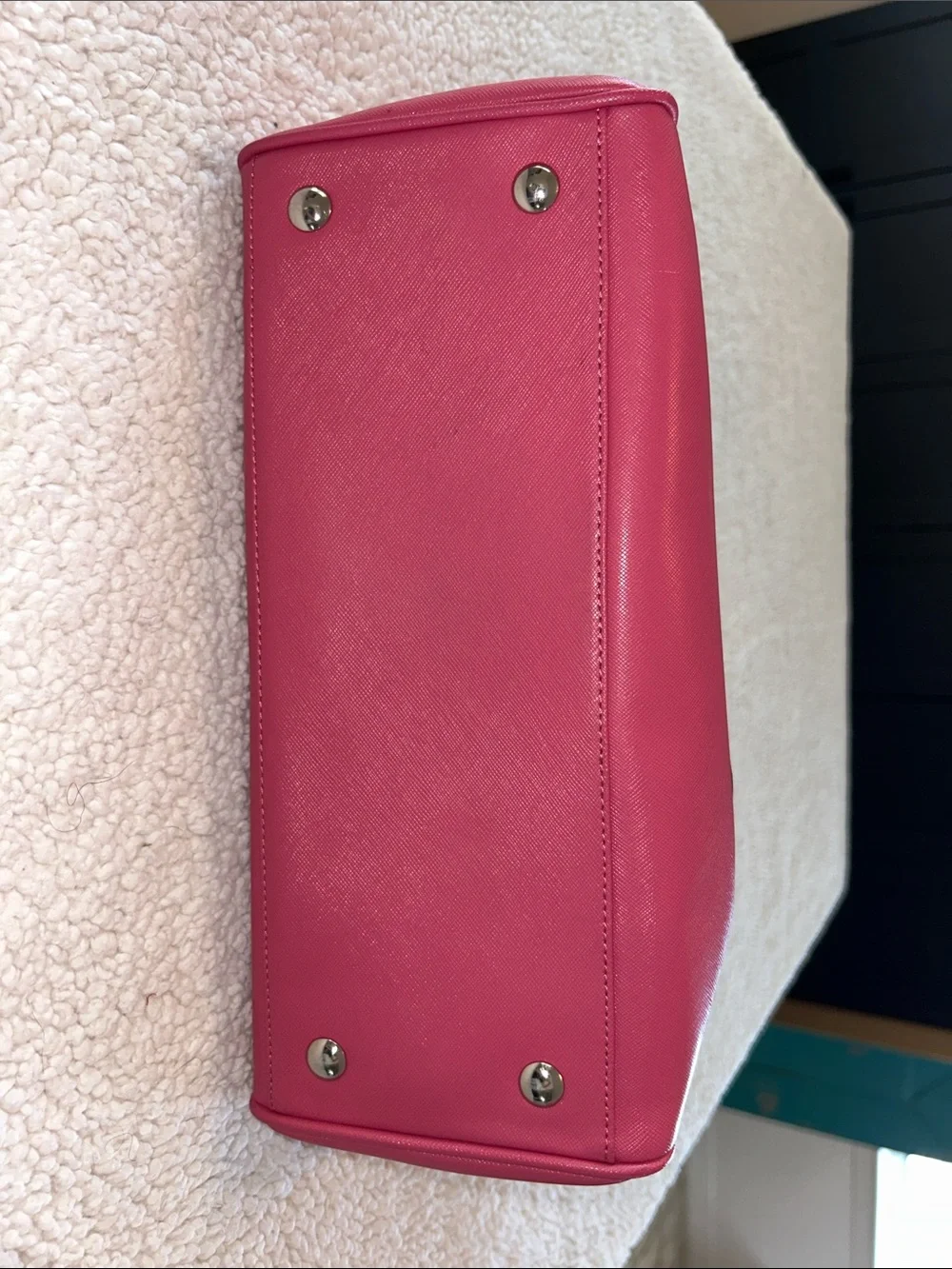 Coach Pink Leather Top-Handle and Crossbody Satchel